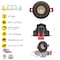 Nuwatt 3 Inch Bronze LED Gimbal Recessed Downlight 2700K-5000K Selectable Canless Light, Dimmable, PK4 NW-GMB-3-5CT-BZ-R-4P - alternate 6